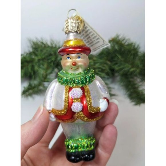 Jolly Clown Retired Old World Christmas Ornament - Picture 3 of 3